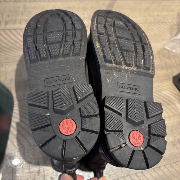 Hunter Womens Chelsea Rain Boots black Size 8 US - Picture 5 of 7